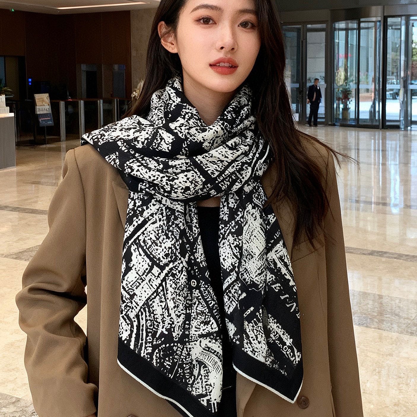 디올 스카프
