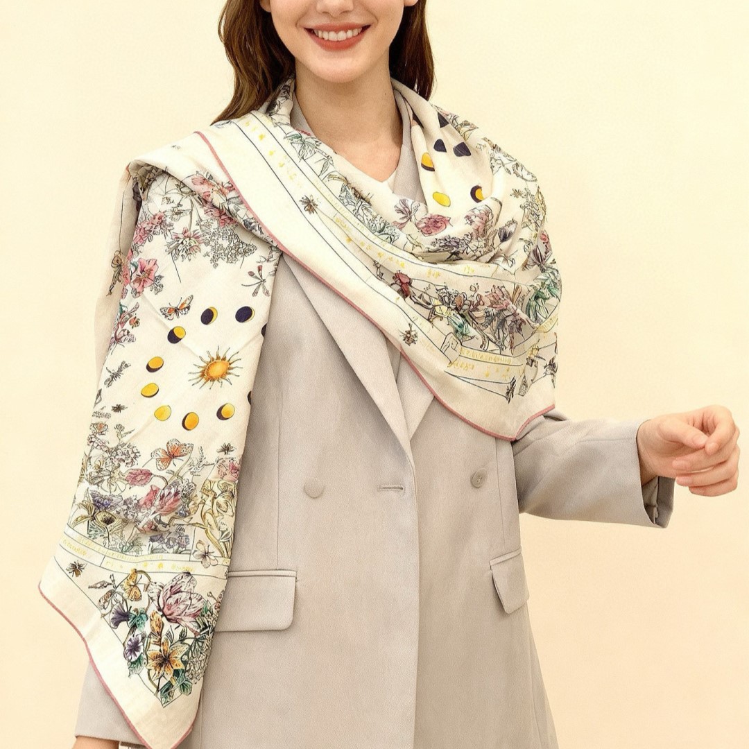 디올 스카프