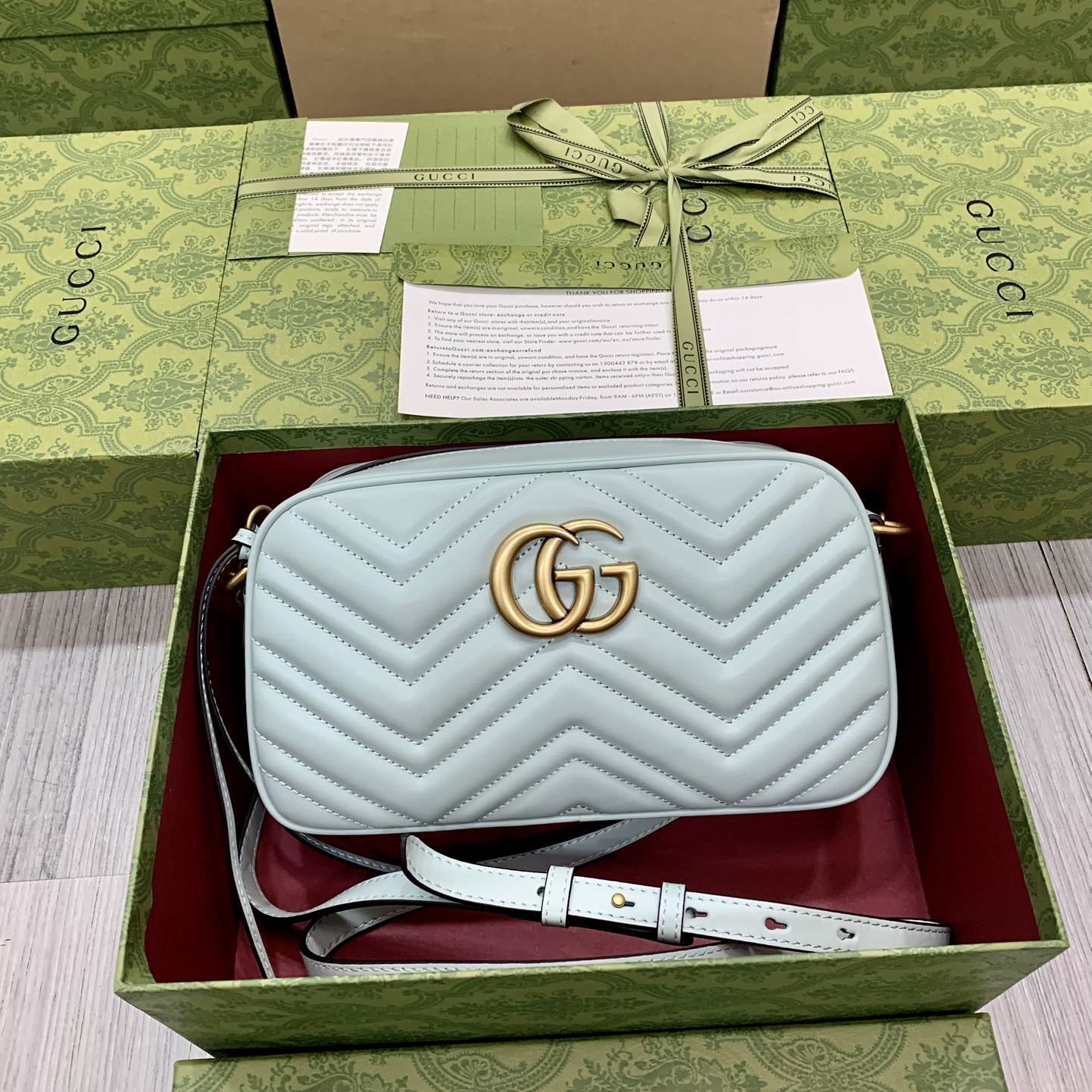 구찌 GG 마몽 스몰 카메라백 447632