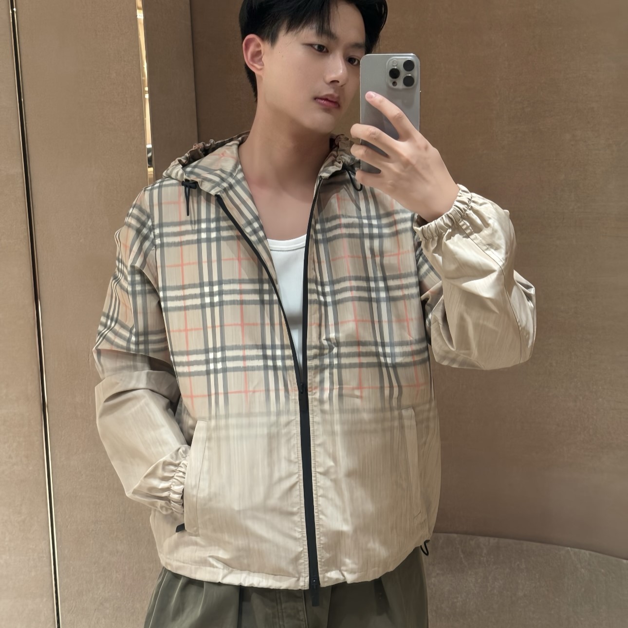 버버리 바람막이 자켓 남녀공용