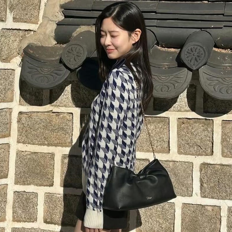 디올 보우백 스몰 숄더백