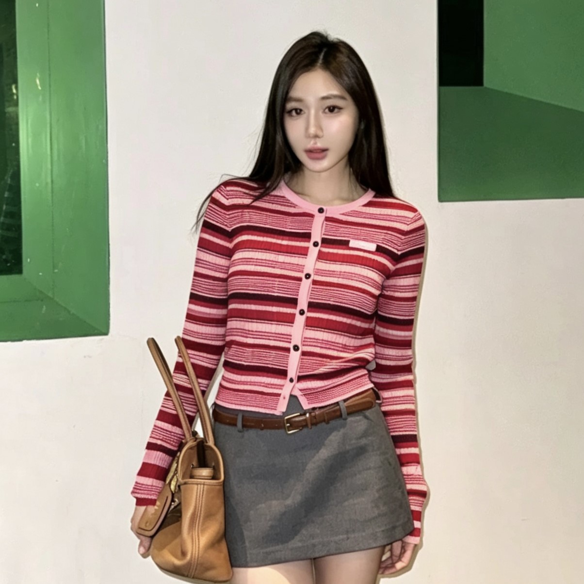 미우미우 여성 가디건 2가지 색상