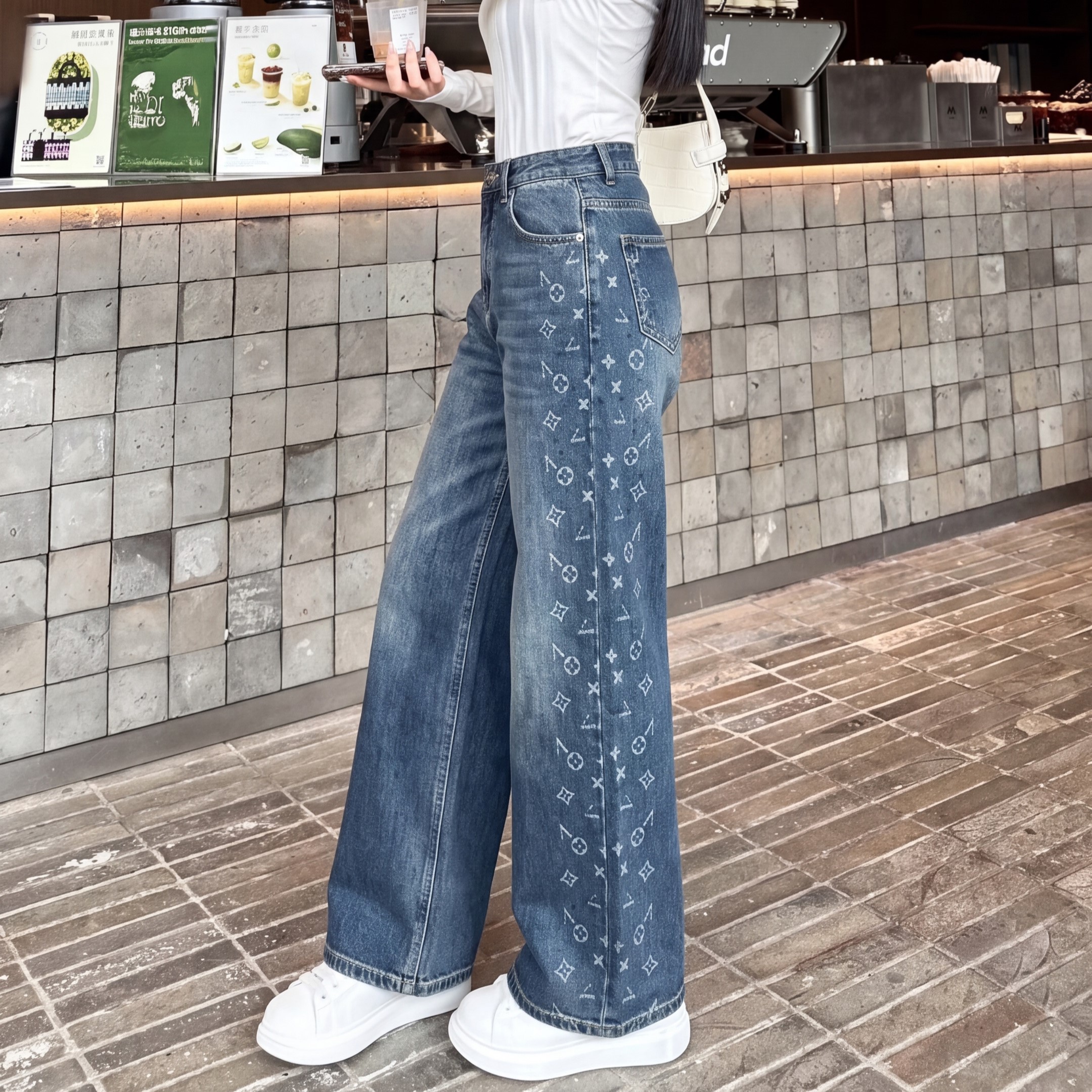 루이비통 여성 청바지