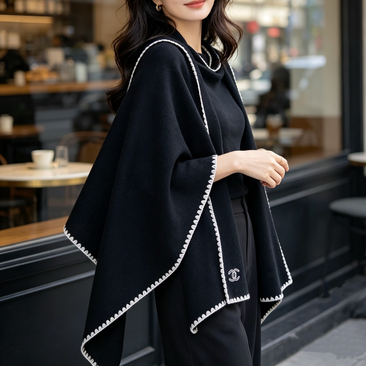 샤넬 머플러 목도리
