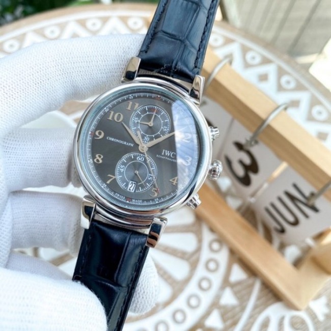 IWC 샤프하우젠 가죽시계